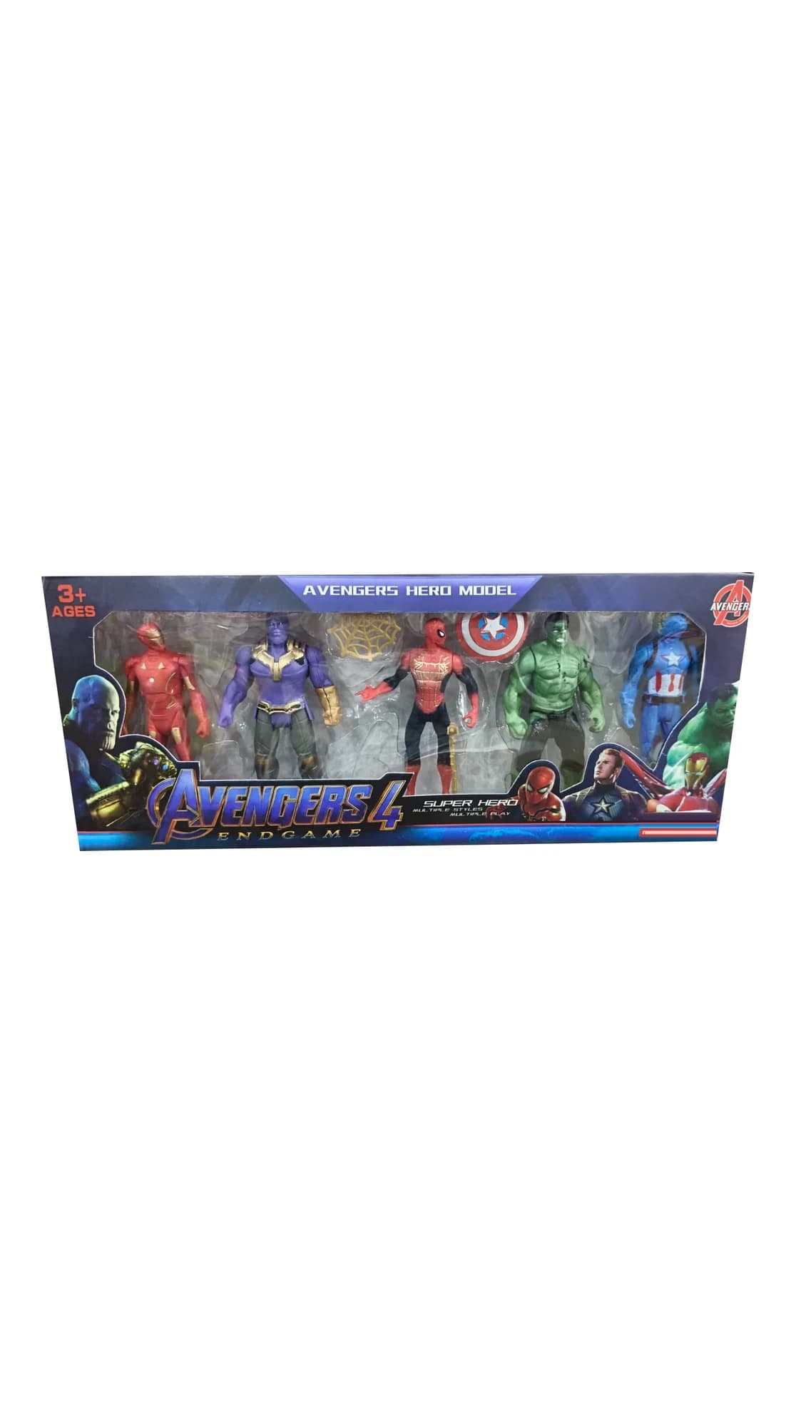 Avengers 4 Endgame Hero Model five figure set in its window box
