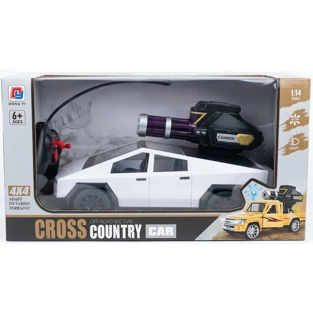 Dong Yi Cross Country 4x4 off-road remote control car with cannon in retail box