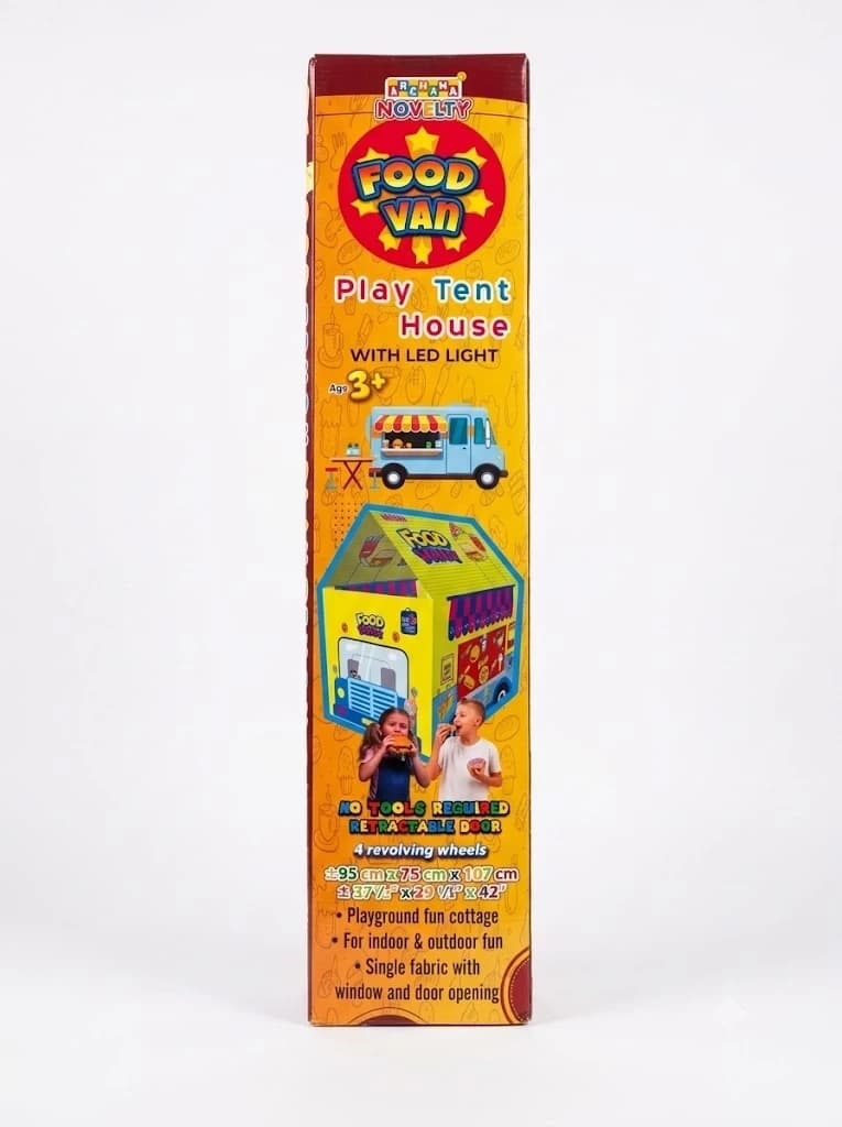 Archana Novelty Food Van play tent house box with LED light