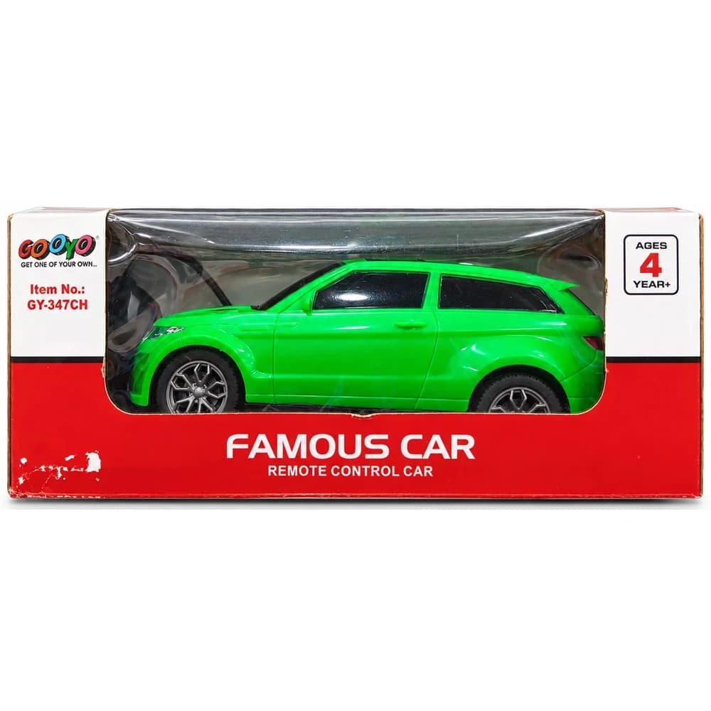 Gooyo Famous Car green remote control SUV in retail box