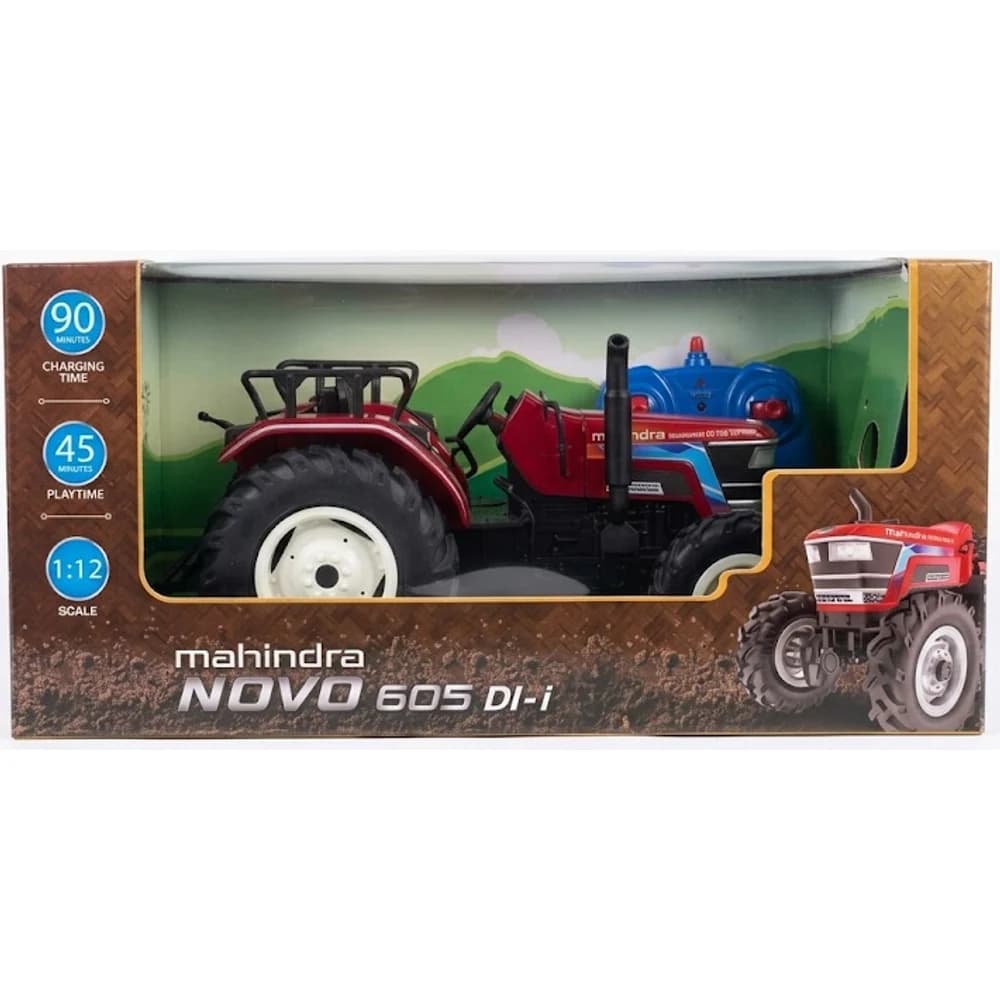 Mahindra Novo 605 DI-i 1:12 remote control tractor in retail box