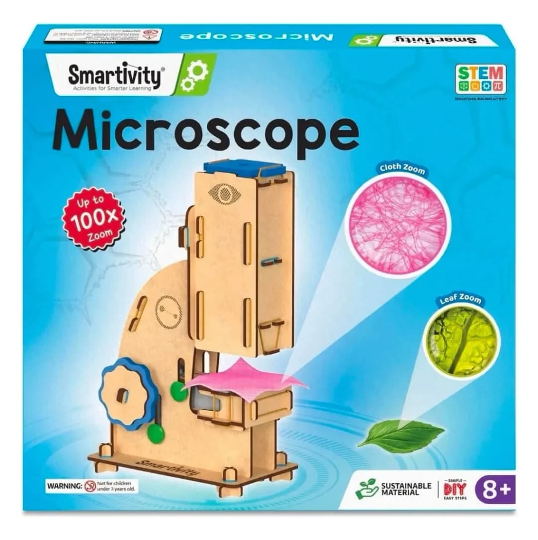 Smartivity Microscope STEM building kit box